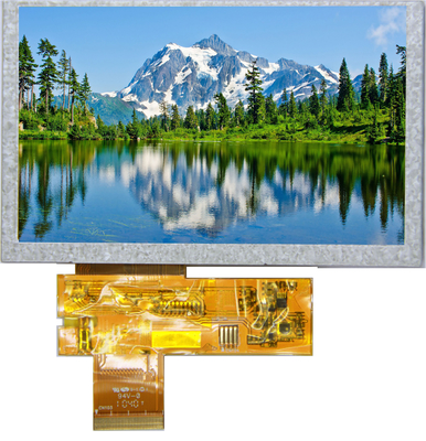Los puntos de 5,0 pulgadas 800x480 que TFT colorea el módulo de la exhibición del Lcd con 450 liendres hacen excursionismo para el marco de la foto